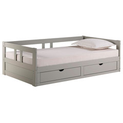 Twin to King Melody Day Kids' Bed with Storage Chestnut - Bolton Furniture