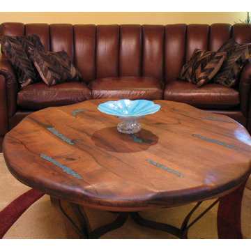Mesquite Coffee Table with sofa