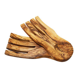 Le Souk Olivique - Olivique Salad Hands, Set of 2 - Serving Utensils