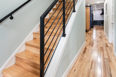 Inspiration for a contemporary staircase remodel in DC Metro