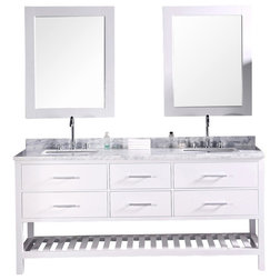 Transitional Bathroom Vanities And Sink Consoles by DESIGN ELEMENT