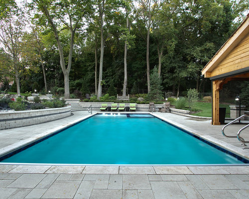 Rectilinear Outdoor Inground Swimming Pools