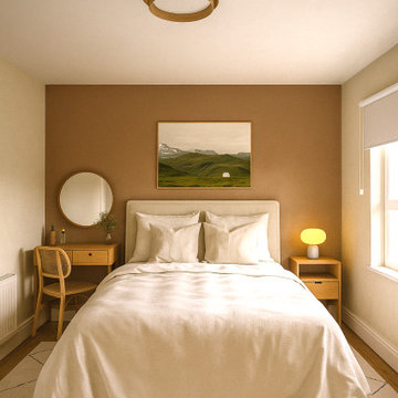 Warm Minimalist Bedroom