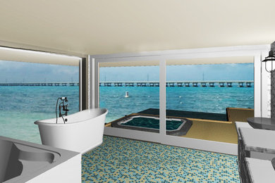 San Andres - Colombia/ Floor plan project for Bed&Breakfast