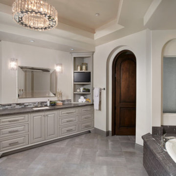 Meteor Shower Satin Granite Bathroom