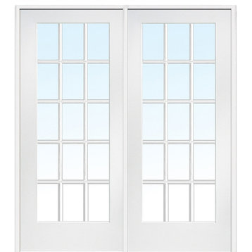 French Interior Door 15 Lite True Divided  62"x81.75" Right Hand In-Swing