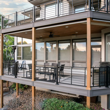 Elegant Multi-Level Patio Deck and Patio Cover in Niwot