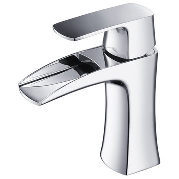 Fresca FFT3071 Fortore 1 Hole Bathroom Faucet - Chrome