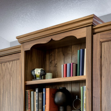 Timeless Black Walnut Built-ins