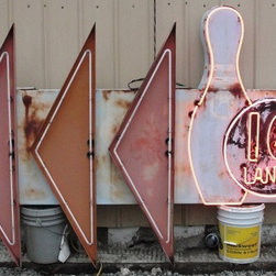 Vintage Bowling Sign - Home Decor