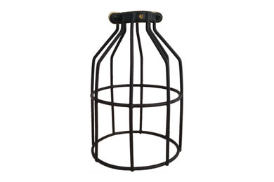 Black Round Light Bulb Cage
