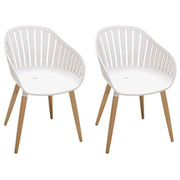 Midcentury Outdoor Dining Chairs by Homesquare