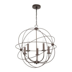 Summerside 5-Light Oil Rubbed Bronze Chandelier - Chandeliers