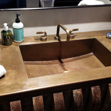 Formed Copper Countertop