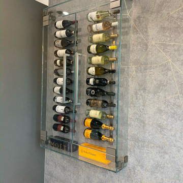 Custom Glass wine cellar