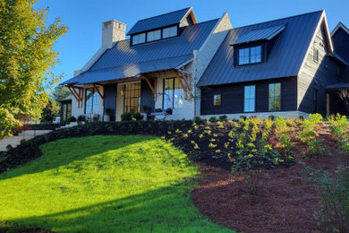 Inspiration for a country exterior home remodel