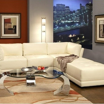 Leather Upholstered Sectional Sofas