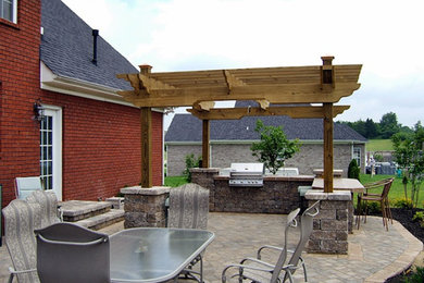Elegant patio photo in Nashville