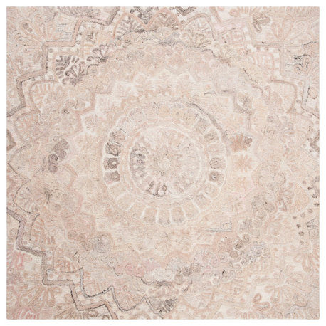 Safavieh Marquee Collection MRQ110 Rug, Beige/Ivory, 10' Square