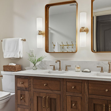 Fun and Funky Laundry Room + Classic Bathrooms