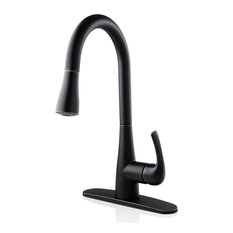 iSpring LJ203ORB Single Handle 360 degree Swivel Kitchen/Bar Sink Faucet