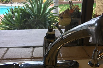 Residential kitchen faucet replacement