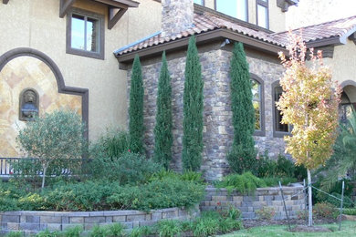 This is an example of a traditional landscaping in Houston.