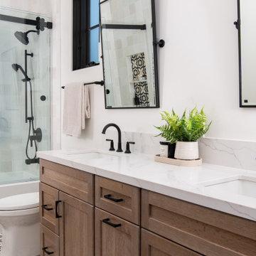 2 Handled wide spread bathroom faucets