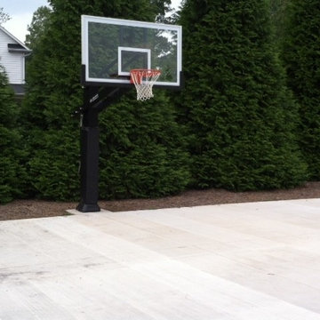 Tim W's Pro Dunk Diamond Basketball System on a 50x35 in Millers Creek, NC