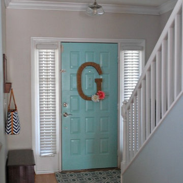 Coastal Living Room Makeover on a Budget