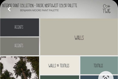 Interior Pacific Northwest Paint Palette, Whole Home Pacific Northwest Paint Col