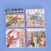 Ceramic Just Relaxing Coaster 4'', Set of 4, Coaster Decor, Nautical Theme
