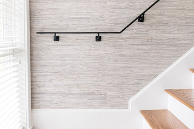Inspiration for a modern home design remodel in Boston