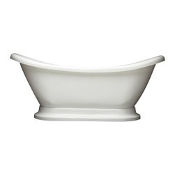Rosalind Acrylic Pedestal Tub - Bathtubs