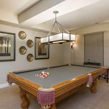 Chic Lower Level Game Area