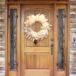 Wreaths on Front Doors - Decorative Accents