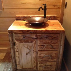 Rustic Cedar Bathroom Vanity - Products