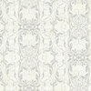 Tianna Opal Ironwork Scroll Wallpaper, Sample