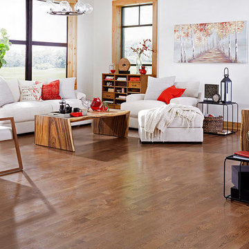 Bold, Modern Farmhouse - Hampton Saddle, Solid, Red Oak Hardwood