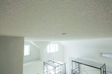 Inspiration for a modern living room remodel in Calgary