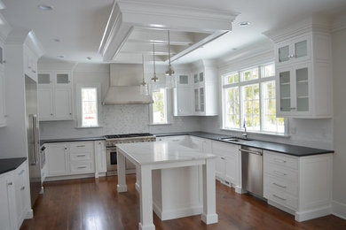 Kitchen - contemporary kitchen idea in New York