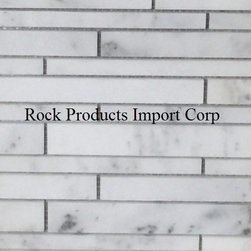 WF-19 STATUARY WHITE WATERFALL - Mosaic Tile