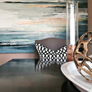 Coastal Glam Dining Room