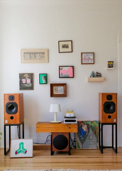 Transitional Living Room by Caela McKeever
