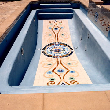 Swimming pool tile