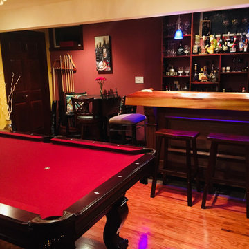 Bethlehem Basement - pool table and bar