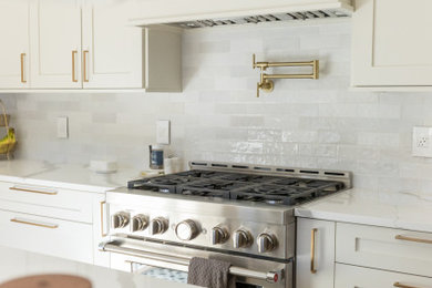 Example of a trendy home design design in Salt Lake City