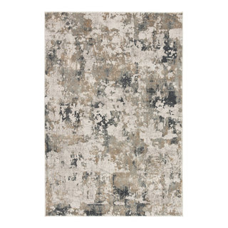 Paint Chip Blue Micro Hooked Wool Rug