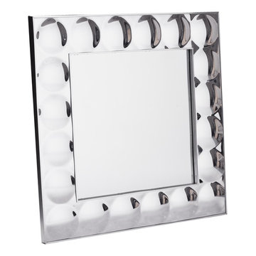 Silvered Acrylic Bubble Mirror in the Manner of Verner Panton, C 1970s from Las