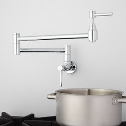 STRAEBLER RETRACTABLE WALL-MOUNT POT FILLER - Pot Fillers